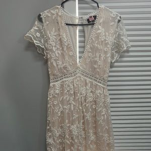 Gorgeous lace white dress